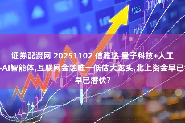 证券配资网 20251102 信雅达 量子科技+人工智能+AI智能体,互联网金融唯一低估大龙头,北上资金早已潜伏？
